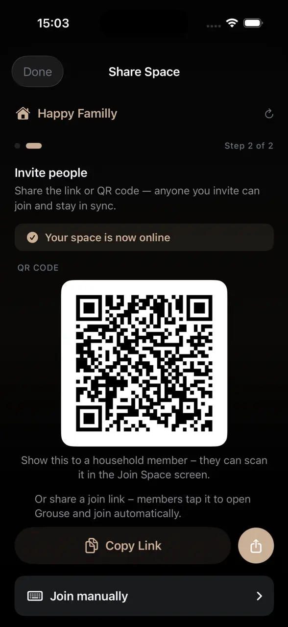 Share space